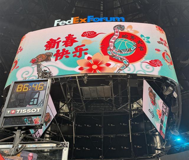 【现场】NBA年味浓！灰熊绝地反击 一分险胜火箭